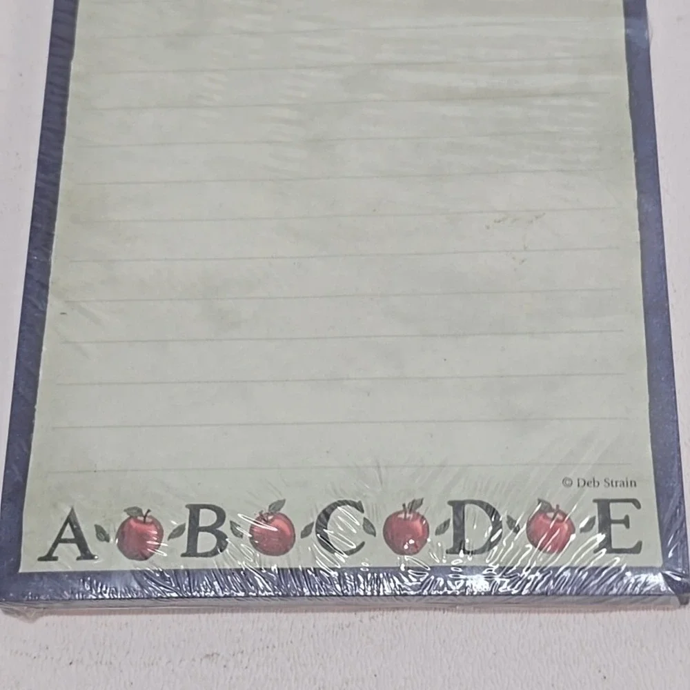 Deb Strain Magnetic Notepad 60 Sheets ABC Schoolhouse